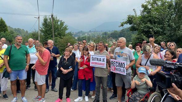 Sa protesta u Pazariću - Avaz