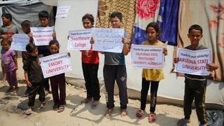 Djeca iz Gaze izrazila zahvalnost američkim studentima na podršci