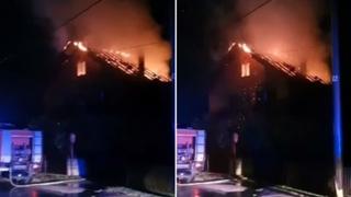 Grom zapalio kuću u Odžaku, vatrogasci na terenu