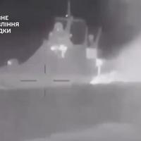 Pogledajte snimak ukrajinskog potapanja ruskog vojnog broda