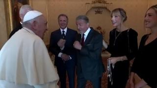 Papa Franjo primio u audijenciju Silvestera Stalonea