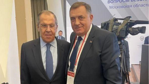 Lavrov i Dodik tokom susreta u Moskvi - Avaz