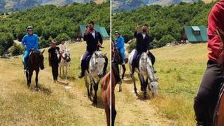 Đoković s porodicom na Durmitoru jahao konje, objavljen i snimak