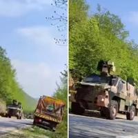 Video / Vojna vozila snimljena na putu prema Bjelašnici i Igmanu