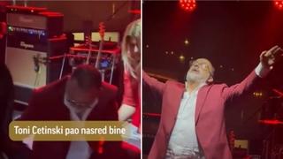Video / Tony Cetinski pao na glavu tokom nastupa u Beogradu