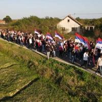 U Pelagićevu na međuentitetskoj liniji održan skup podrške Dodiku "Granica postoji"