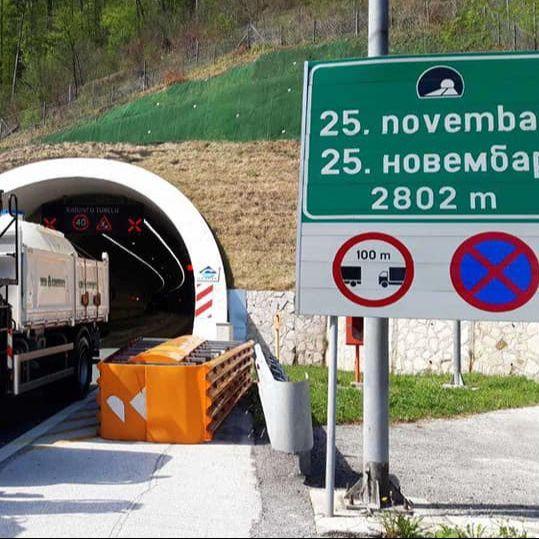 Najavljena dvodnevna obustava saobraćaja u tunelu "25. novembar" 
