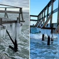 Ledeni val zahvatio Dansku: U dijelovima zemlje snijeg i do pola metra, pogledajte fotografije