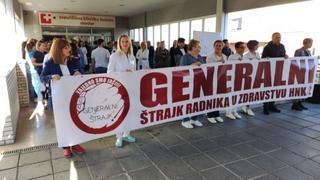 Gotovo 4.000 medicinara u Hercegovini u generalnom štrajku