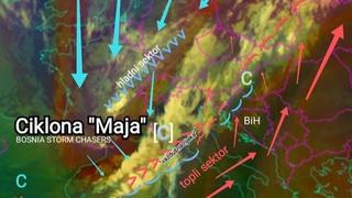 BiH će danas zahvatiti ciklona "Maja": Stiže nevrijeme s kišom i grmljavinom