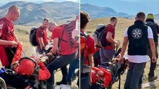 Akcija trajala satima: Pripadnici GSS-a Sarajevo izvukli povrijeđenog planinara s Visočice