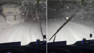 Video / Snijeg stvara probleme vozačima na regionalnom putu Srebrenik-Gračanica