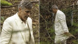 Džordž Kluni zabrinuo fanove: U bijelom odijelu vidno isrcpljen trčao šumom, šta se dešava