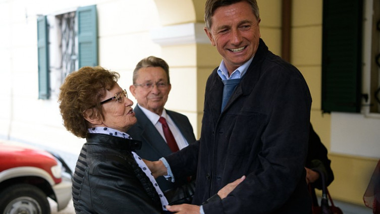 Pahor danas nakon glasanja Foto: AFP