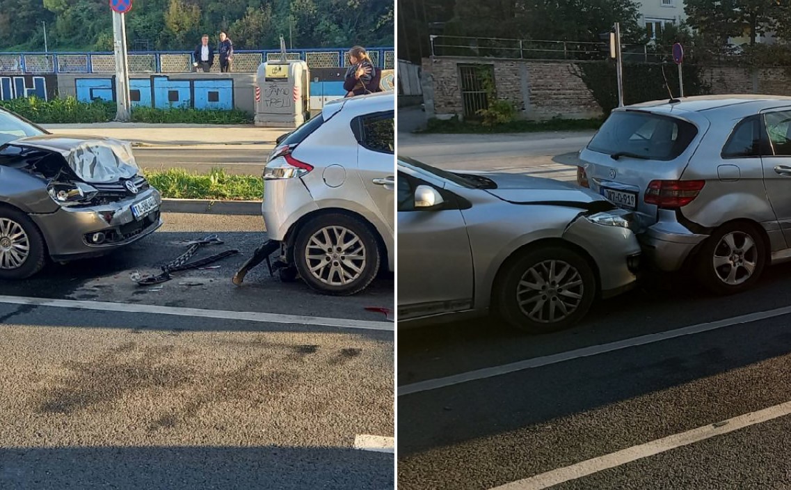 Haos u Sarajevu Kod Željinog stadiona krš i lom sudarila se četiri