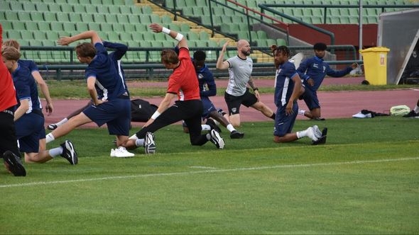 Igrači Inter Turkua odradili trening na Koševu pred utakmicu sa Sarajevom