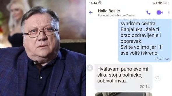 Halid Bešlić u bolničkoj postelji dobio sliku iz Banja Luke: "Svi te volimo"