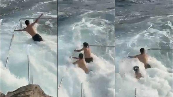 Herojski čin u Cavtatu: Trojica mladića izvukla mlade Francuze iz olujnog mora