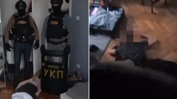 "Policija lezi dole": Pogledajte kako je MUP uhapsio muškarca zbog likvidacije 
