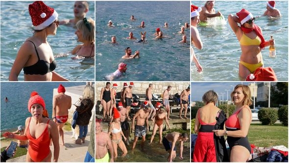 Ni hladnoća nije problem: Širom Hrvatske kupanja u moru prvog dana 2026. godine