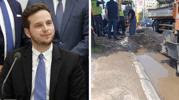 Dok je pola grada bilo bez vode, javio se Nihad Uk... Ali da floskulama odbrani Sabinu Ćudić