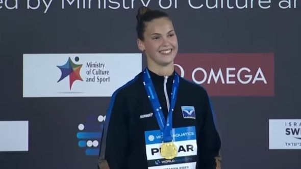 Osmijeh na licu, zlato oko vrata i himna BiH: Lana Pudar na vrhu svijeta 