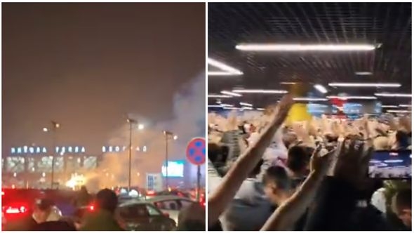 Nevjerovatne scene u Beogradu: Više hiljada Grobara dočekalo Željka Obradovića na aerodromu