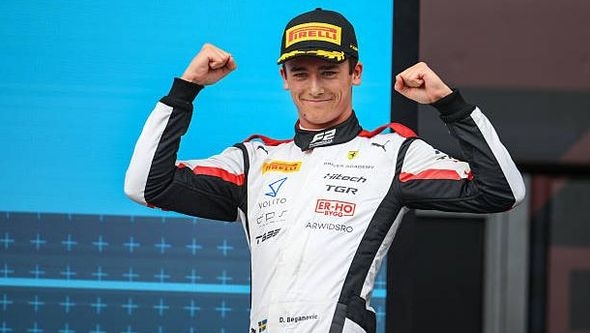 Dino Beganović stigao do trećeg mjesta u sprint utrci Formule 2