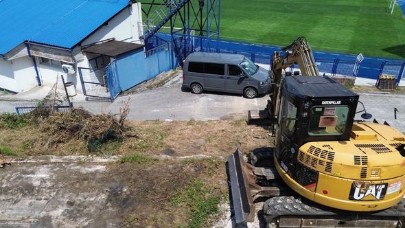 Pogledajte kako teku radovi na južnoj tribini stadiona Grbavica