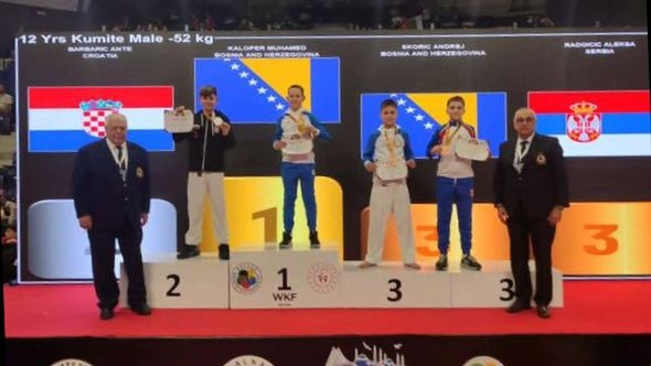 Mladi goraždanski karatista Muhamed Kaloper prvak Balkana
