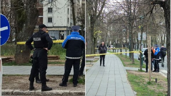 Snimak s lica mjesta: Policija vrši uviđaj, još nije poznato kako je žena završila u koritu Miljacke