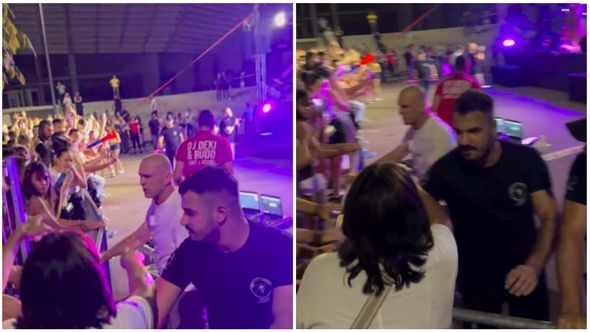 Građani protestuju tokom koncerta Jelene Karleuše u Loznici
