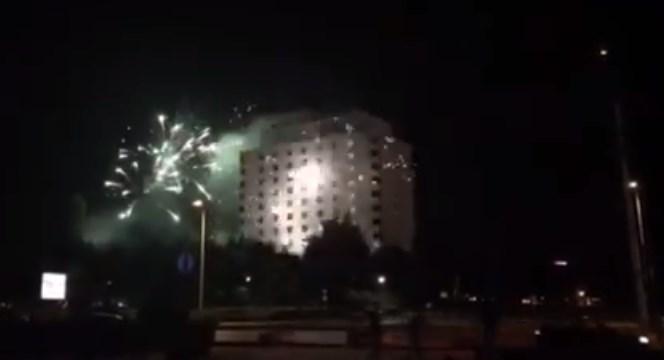 Bugarski navijači vatrometom zasuli hotel s igračima Hajduka