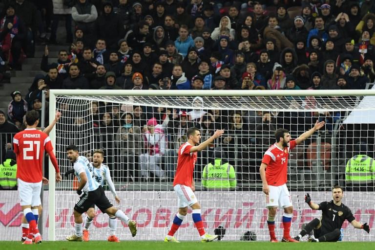 Argentina golom Aguera pobijedila Rusiju u Moskvi