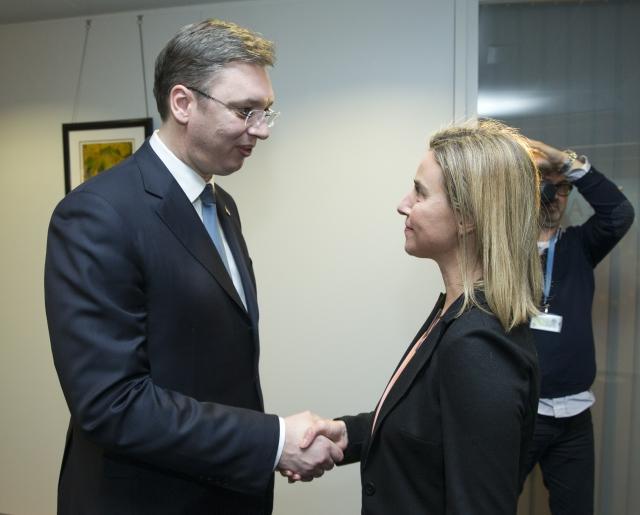 Vučić razgovarao sa Mogerini o ubistvu Ivanovića