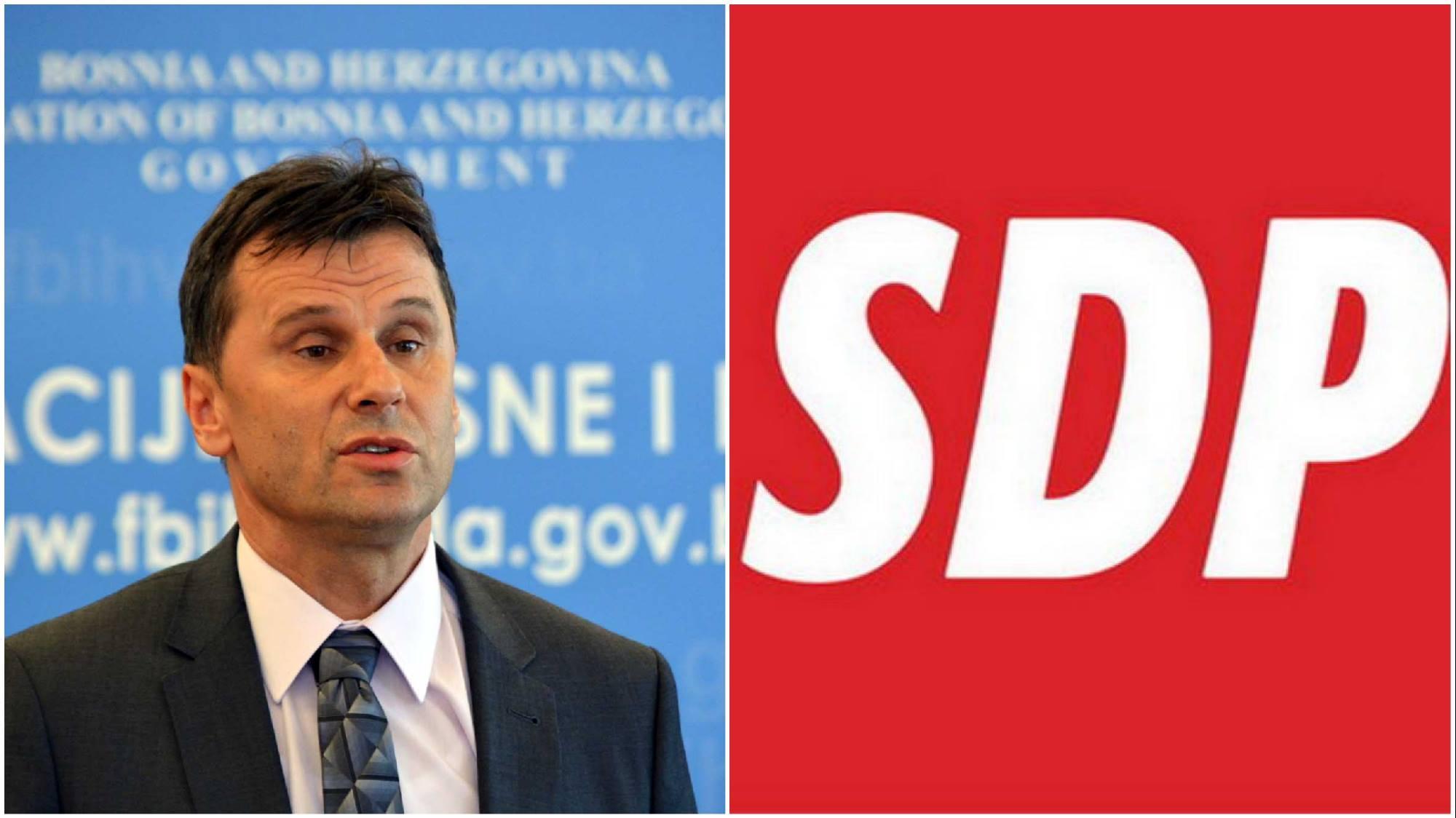 SDP: Fadil Novalić je odgovoran za sukob radnika i policije
