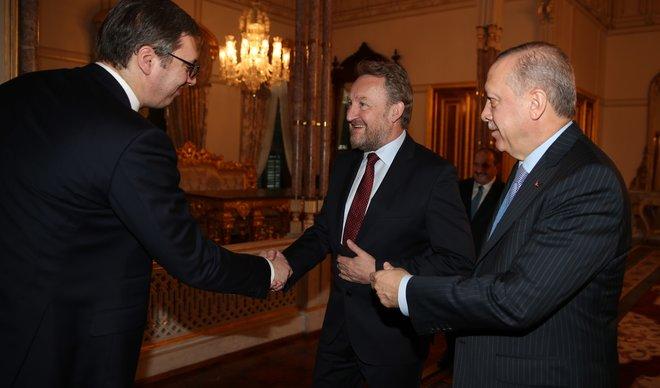 Završen trilateralni sastanak Izetbegovića, Vučića i Erdoana