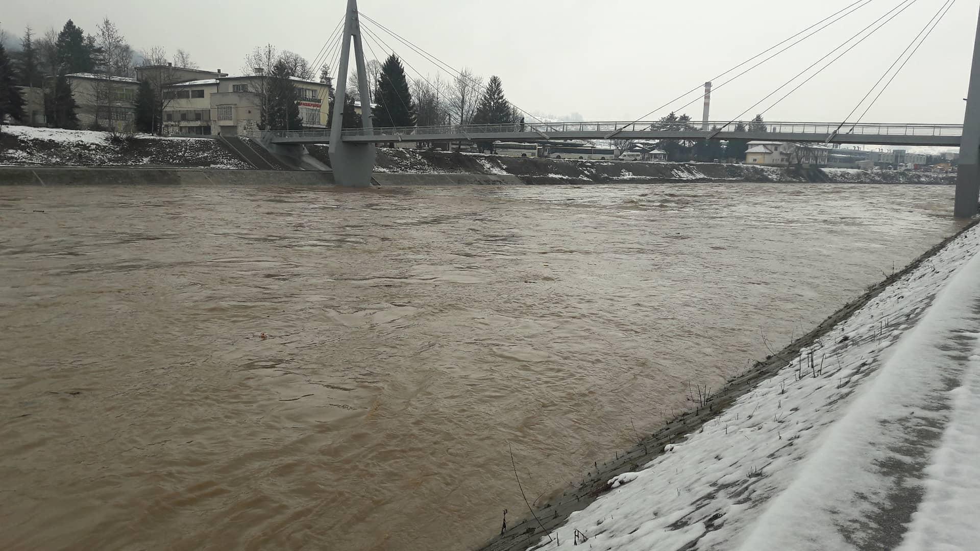 Vodostaji rijeka u BiH u porastu