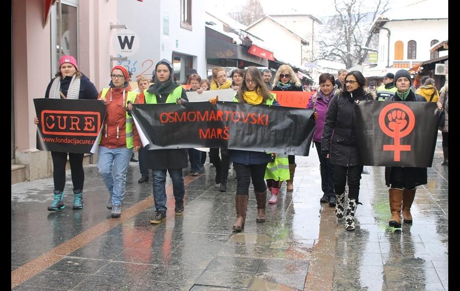 "Osmomartovski marš" fondacije CURE: Da niti jedna žena ne bude nevidljiva