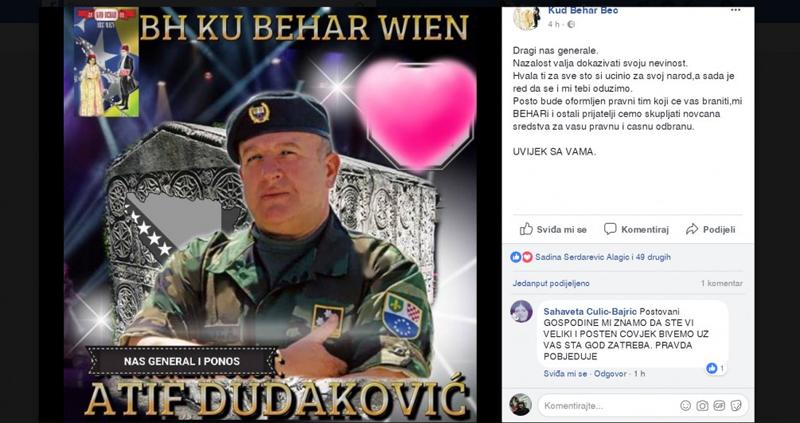 Dragi naš generale Dudakoviću, vrijeme je da vam se odužimo