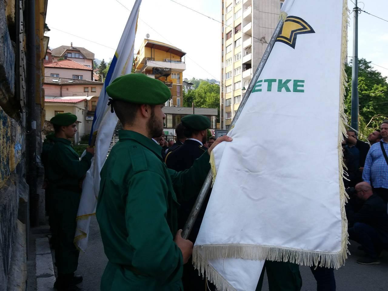 "Zelene beretke" u Dobrovoljačkoj ulici pružile podršku generalu Dudakoviću