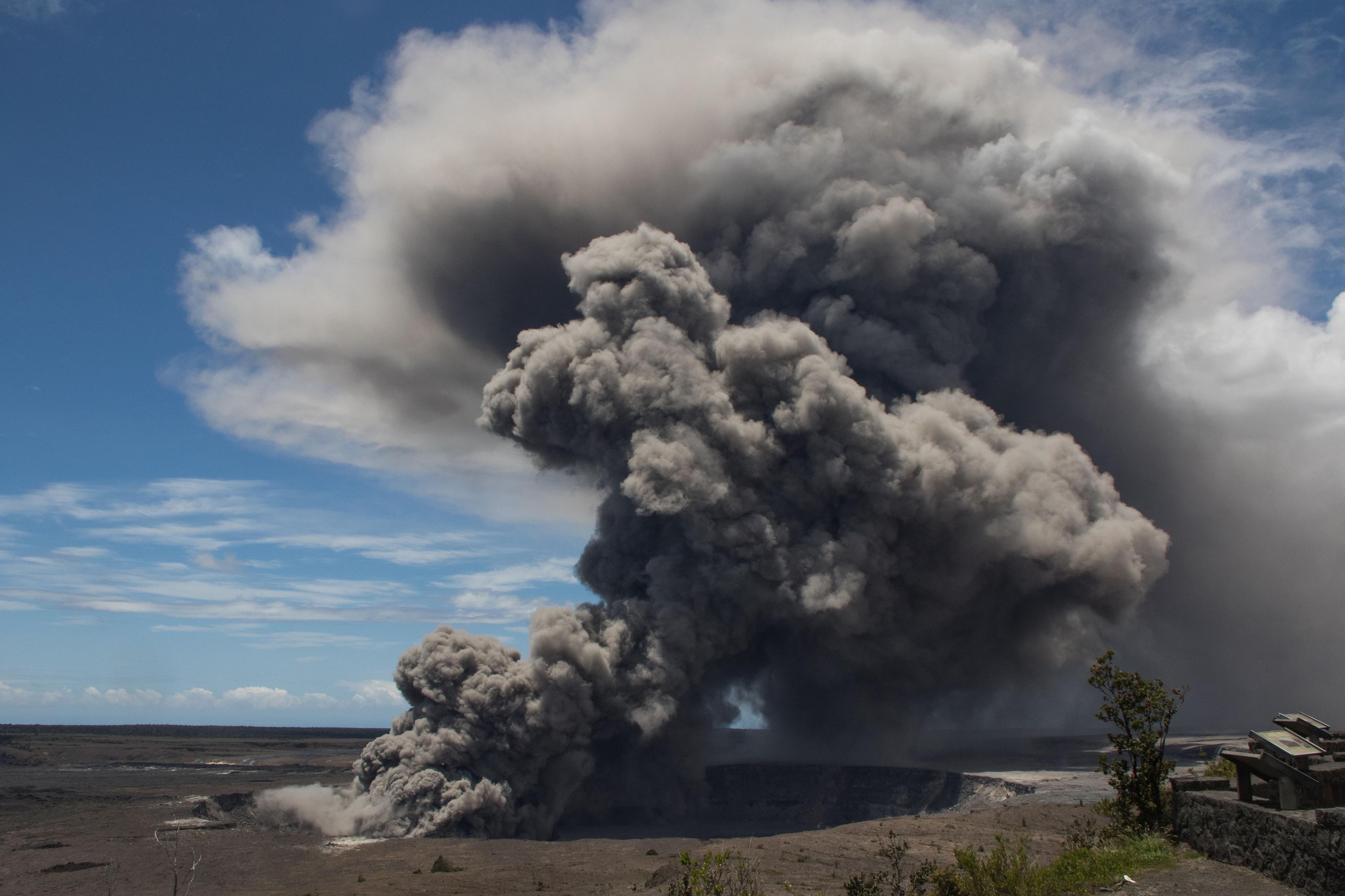 Jak zemljotres pogodio područje kod vulkana na Havajima