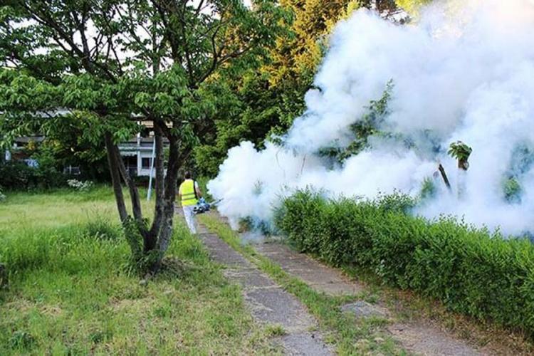 Zaprašivanje komaraca u Bijeljini