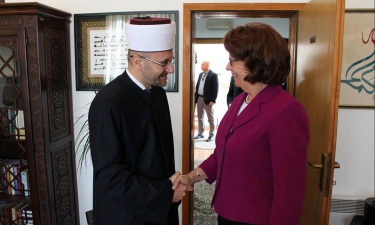 Kormak s muftijom Salemom ef. Dedovićem razgovarala i o mostarskim lokalnim izborima