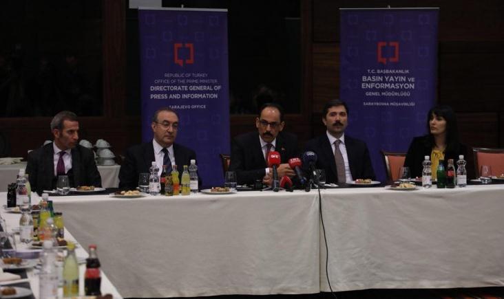 Kalin: Turska je podržala sve inicijative da bi Balkan ostao politički miran i siguran