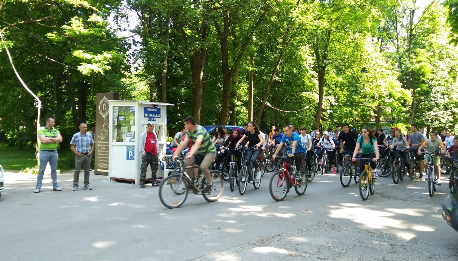 Stotine biciklista vozile do Vrela Bosne
