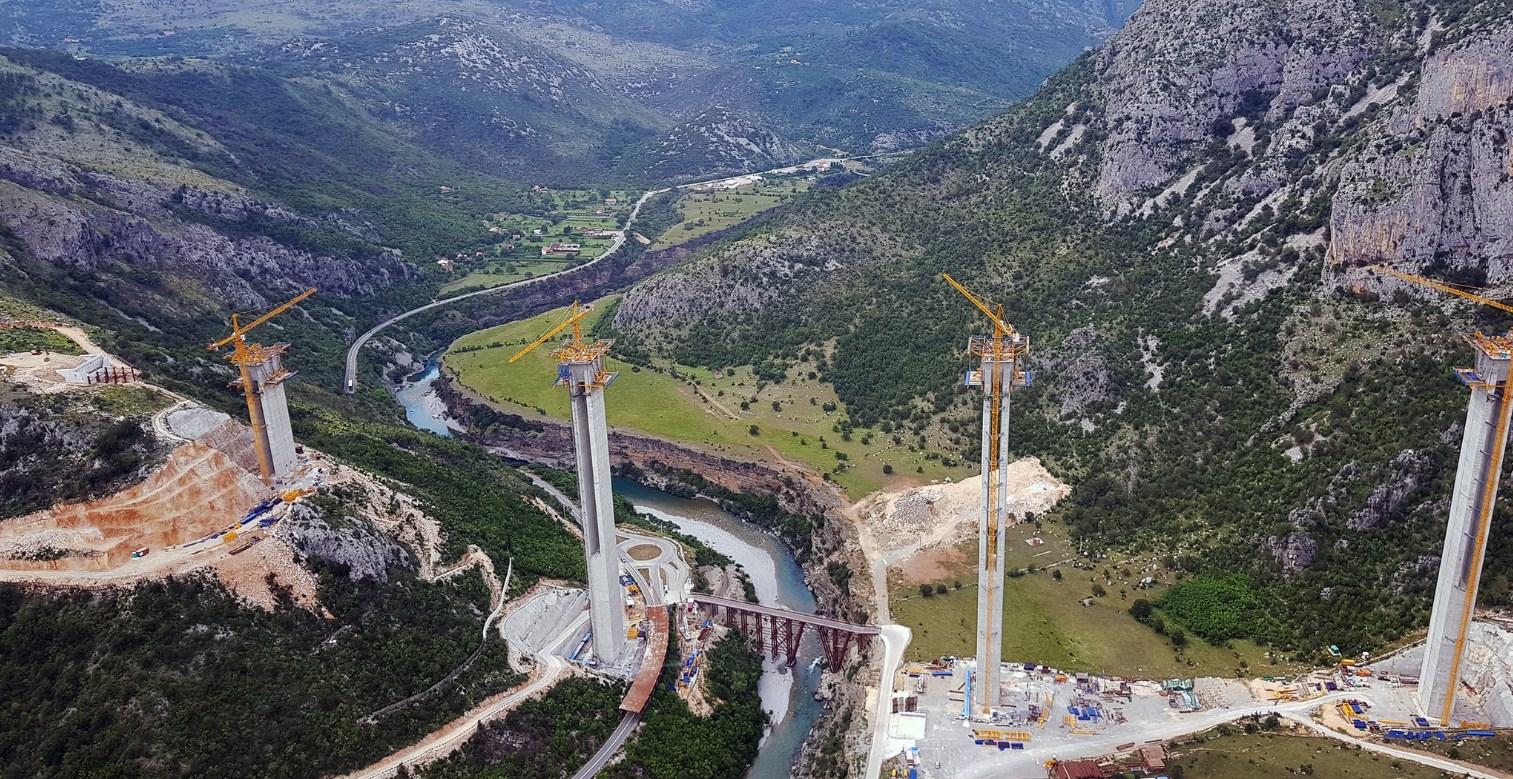 Investicija vrijedna 89,6 miliona eura: Most koji se gradi u Crnoj Gori bit će najviši u bivšoj Jugoslaviji