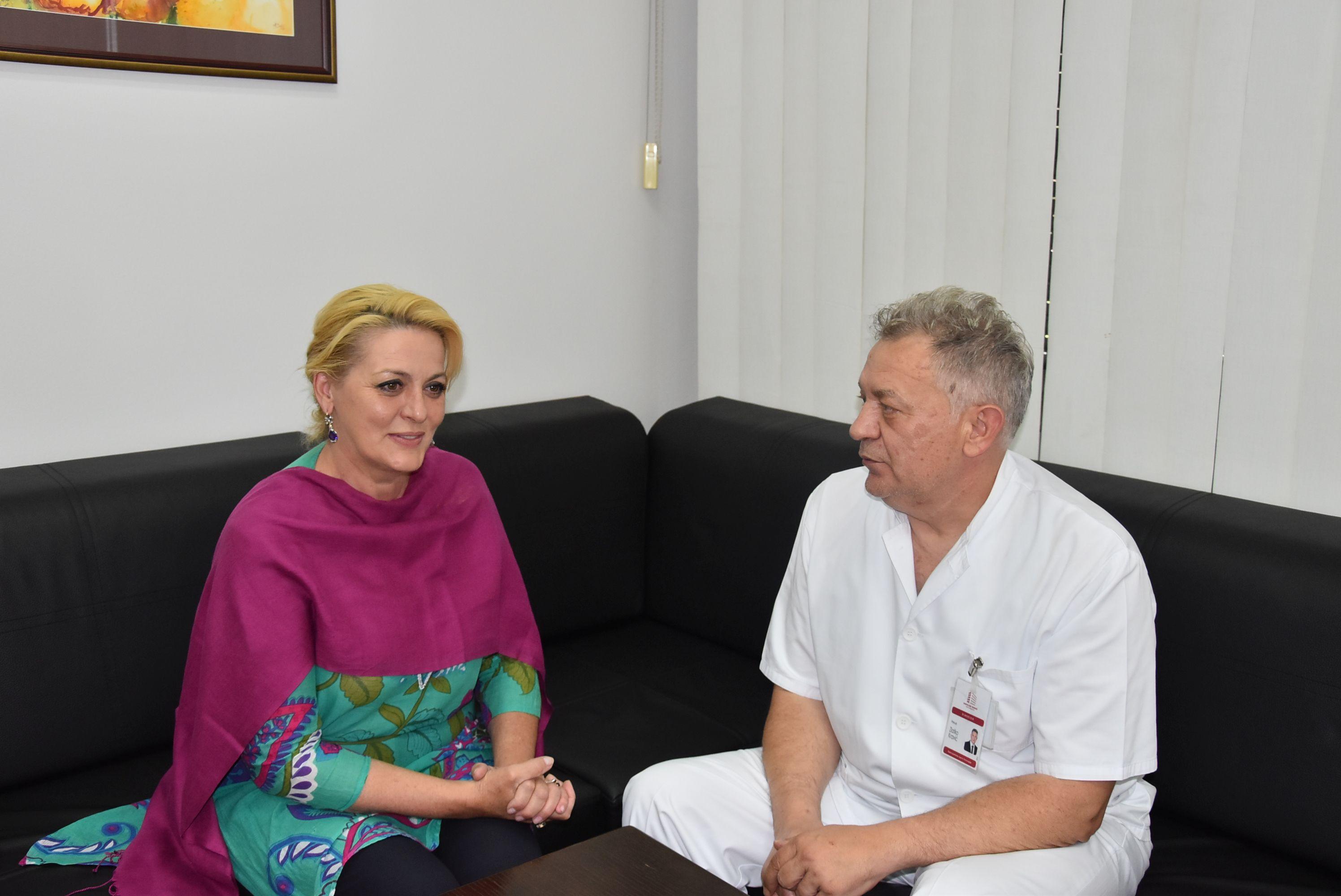 Ana Babić posjetila Opću bolnicu "Prim. dr. Abdulah Nakaš"