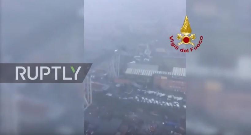 Objavljeni snimci iz zraka, pogledajte razmjere katastrofe u Đenovi