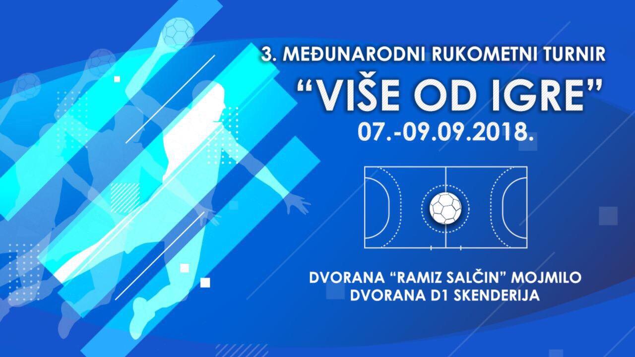 Okupljena selekcija Sarajeva za 3. Međunarodni rukometni turnir ''VIŠE OD IGRE''